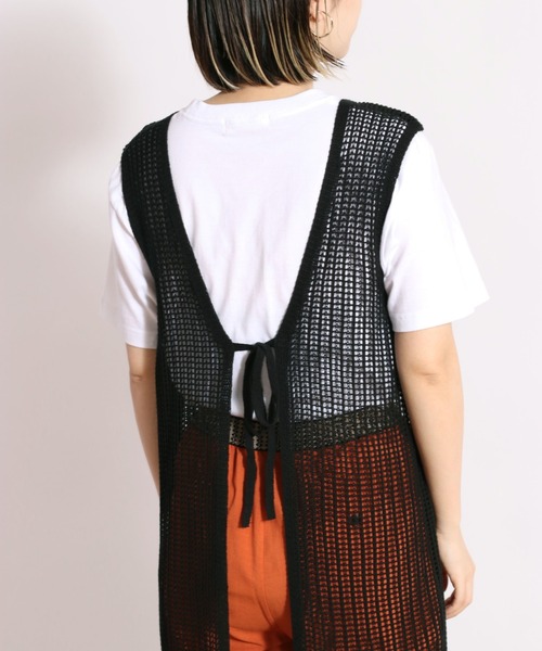 cepo(セポ)の「スカシアミジレワンピース 2WAY(ワンピース・レディース・ブラック/ベージュ/ライム・M)」の13枚目の写真