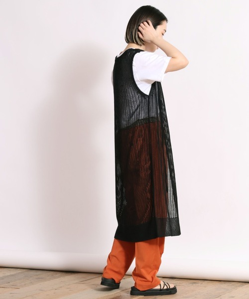 cepo(セポ)の「スカシアミジレワンピース 2WAY(ワンピース・レディース・ブラック/ベージュ/ライム・M)」の17枚目の写真