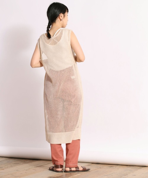 cepo(セポ)の「スカシアミジレワンピース 2WAY(ワンピース・レディース・ブラック/ベージュ/ライム・M)」の16枚目の写真