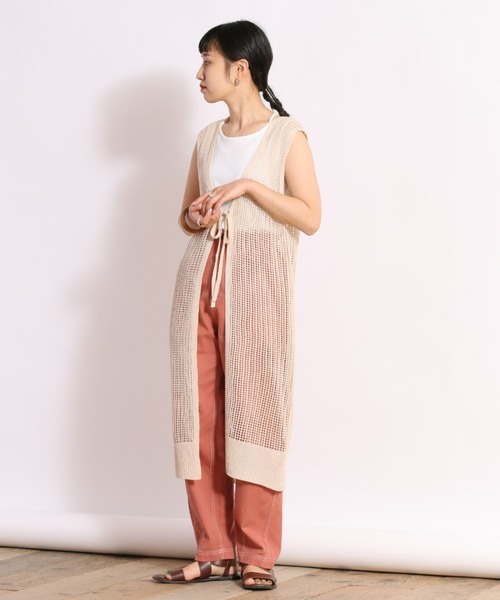 cepo(セポ)の「スカシアミジレワンピース 2WAY(ワンピース・レディース・ブラック/ベージュ/ライム・M)」の12枚目の写真