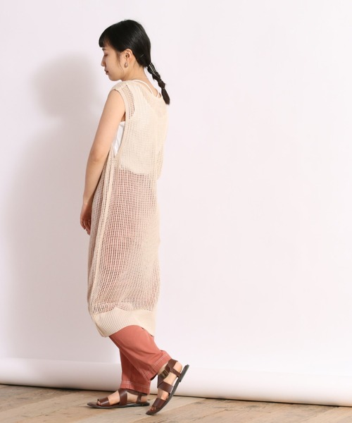 cepo(セポ)の「スカシアミジレワンピース 2WAY(ワンピース・レディース・ブラック/ベージュ/ライム・M)」の7枚目の写真