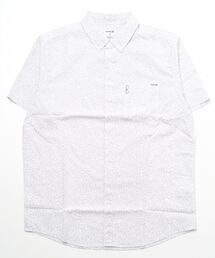 M ORG. OAO STRETCH PRINT SS ハーレー 半袖ボタンダウンシャツ