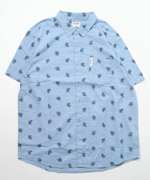 Hurley (ハーレー)の「M ORG. OAO STRETCH PRINT SS ハーレー 半袖ボタンダウンシャツ(シャツ/ブラウス・メンズ・ブルー/ホワイト系その他・SMALL/MEDIUM/LARGE/X-LARGE)」の2枚目の写真