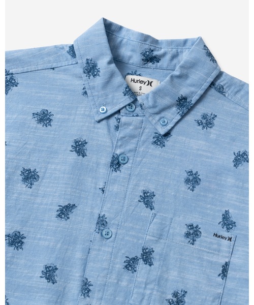 Hurley (ハーレー)の「M ORG. OAO STRETCH PRINT SS ハーレー 半袖ボタンダウンシャツ(シャツ/ブラウス・メンズ・ブルー/ホワイト系その他・SMALL/MEDIUM/LARGE/X-LARGE)」の10枚目の写真
