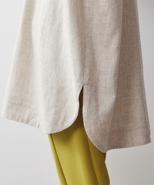 CHIC STYLE(シックスタイル)の「<大きいサイズ>深Vネックチュニックブラウス シックスタイル(シャツ/ブラウス・レディース・ブラック/ベージュ・5L/LL/L/3L/4L)」の12枚目の写真