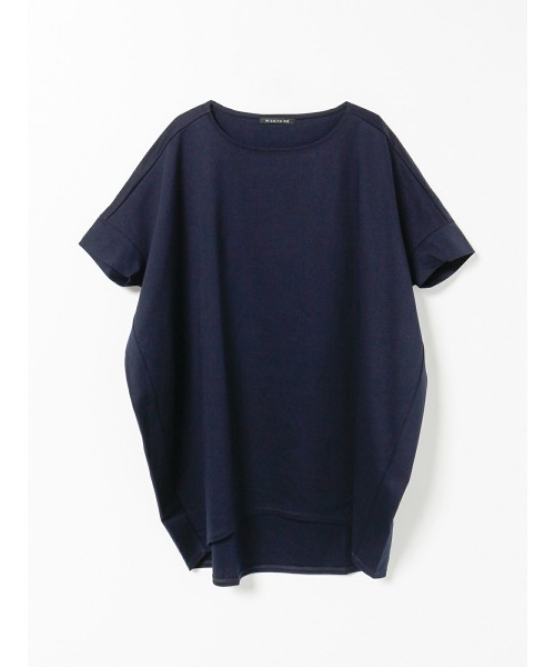 mizuiroind（ミズイロインド）の「mizuiro ind ボートネックコクーンプルオーバー（Tシャツ/カットソー・レディース・ネイビー/ブラック/ホワイト/チャコールグレー/グレー・FREE）」の5枚目の写真