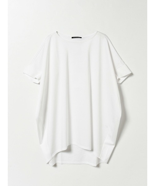 mizuiroind（ミズイロインド）の「mizuiro ind ボートネックコクーンプルオーバー（Tシャツ/カットソー・レディース・ネイビー/ブラック/ホワイト/チャコールグレー/グレー・FREE）」の2枚目の写真