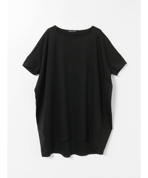 mizuiroind（ミズイロインド）の「mizuiro ind ボートネックコクーンプルオーバー（Tシャツ/カットソー・レディース・ネイビー/ブラック/ホワイト/チャコールグレー/グレー・FREE）」の20枚目の写真