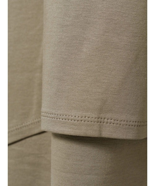 mizuiroind（ミズイロインド）の「mizuiro ind ボートネックコクーンプルオーバー（Tシャツ/カットソー・レディース・ネイビー/ブラック/ホワイト/チャコールグレー/グレー・FREE）」の16枚目の写真