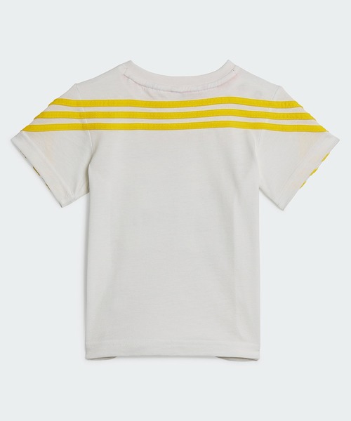 adidas（アディダス）の「adidas × Disney ミッキーマウス サマーセットアップ / アディダス（キッズ/子供用）（ジャージ・キッズ・ホワイト×ブラック・80/60/90/70）」の7枚目の写真