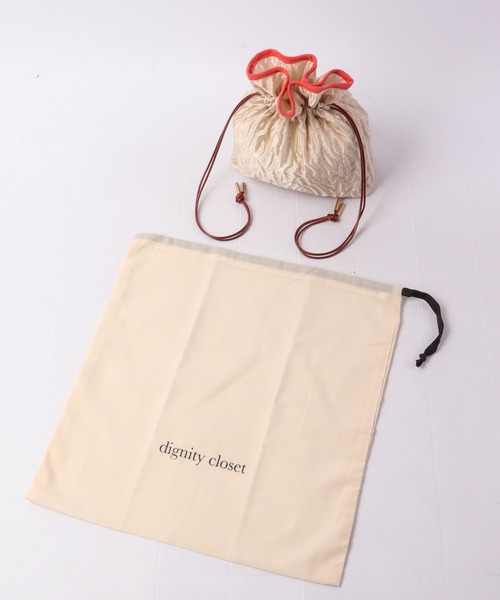 FUNALIVE(ファンアライブ)の「dignity closet くしゅくしゅチュールバッグ/Kusyu Tulle Bag(ショルダーバッグ・レディース・ブラック/グレー/アイボリー・FREE)」の13枚目の写真