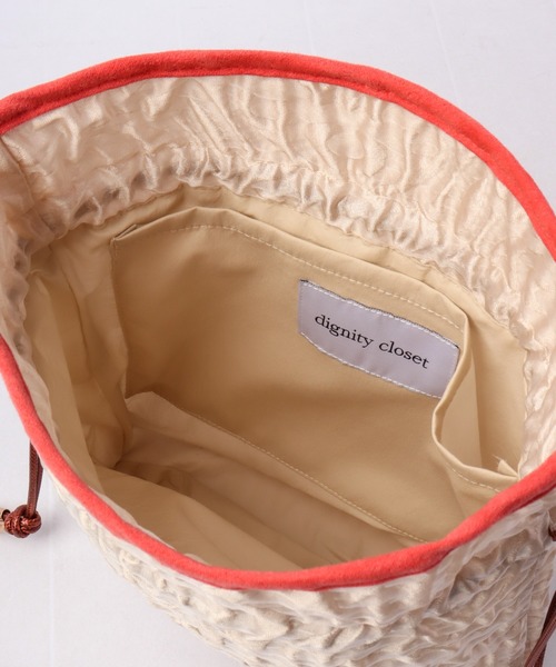 FUNALIVE(ファンアライブ)の「dignity closet くしゅくしゅチュールバッグ/Kusyu Tulle Bag(ショルダーバッグ・レディース・ブラック/グレー/アイボリー・FREE)」の11枚目の写真