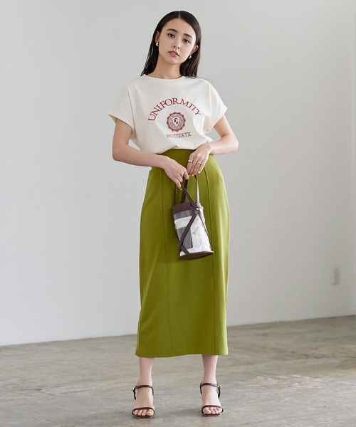 KOBE LETTUCE（コウベレタス）の「選べるデザイン フレンチ刺繍Tシャツ（Tシャツ/カットソー・レディース・オフホワイト/ベージュ/ネイビー/ホワイト系/ベージュ系/ネイビー系・FREE）」の14枚目の写真