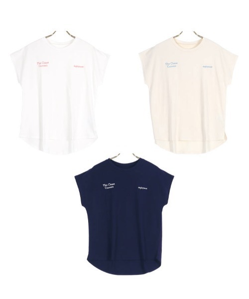 KOBE LETTUCE（コウベレタス）の「選べるデザイン フレンチ刺繍Tシャツ（Tシャツ/カットソー・レディース・オフホワイト/ベージュ/ネイビー/ホワイト系/ベージュ系/ネイビー系・FREE）」の21枚目の写真