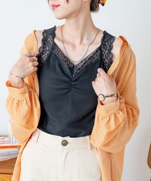 WEGO | WEGO/ギャザーレースタンクトップ(タンクトップ)