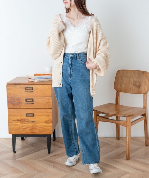 WEGO（ウィゴー）の「WEGO/ギャザーレースタンクトップ（タンクトップ・レディース・ホワイト/ブラック/ピンク・FREE）」の8枚目の写真