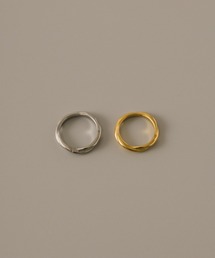 muku | 金属アレルギー対応 ツイストウェーブリング/サージカルステンレス/316L(リング)