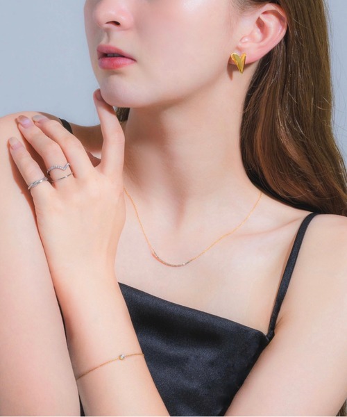 muku(ムク)の「金属アレルギー対応 ツイストウェーブリング/サージカルステンレス/316L(リング・レディース・ゴールド/シルバー・11/13/3/9)」の18枚目の写真