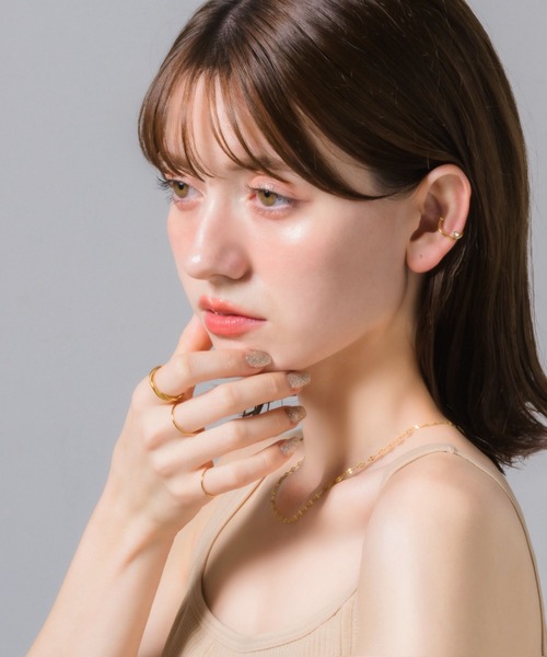 muku(ムク)の「金属アレルギー対応 ツイストウェーブリング/サージカルステンレス/316L(リング・レディース・ゴールド/シルバー・11/13/3/9)」の19枚目の写真