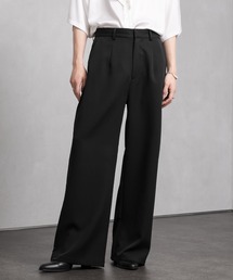 Adoon plain | 【Adoon plain】ワイドスラックス(セットアップ着用可)(その他パンツ)