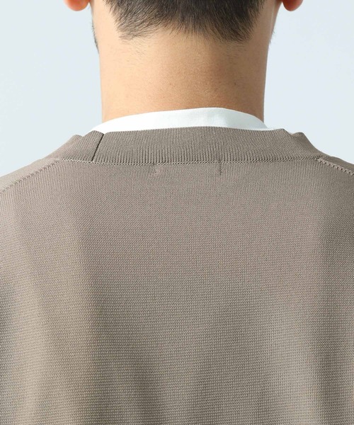 BAYFLOW(ベイフロー)の「ポリニットカーディガン(カーディガン/ボレロ・メンズ・セージグリーン/ブラック/ベージュ・MEDIUM/LARGE)」の13枚目の写真