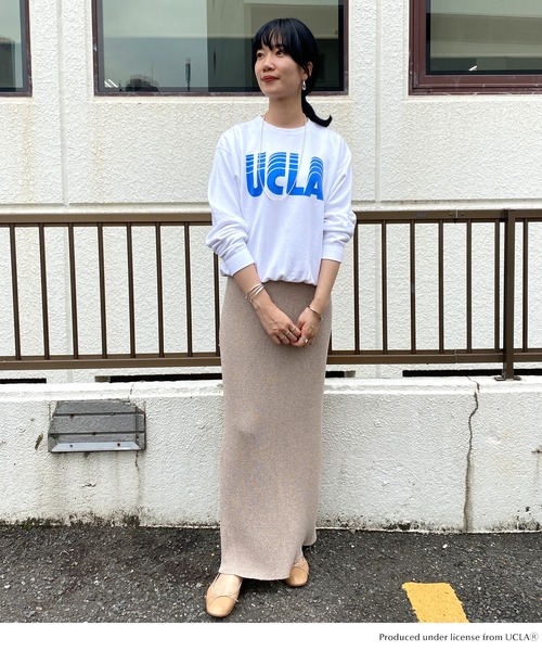 GOOD ROCK SPEED（グッドロックスピード）の「Collegeスウェット（スウェット・レディース・ブラック/ホワイト・FREE）」の3枚目の写真