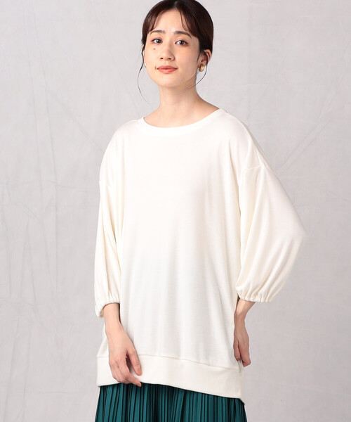 Comme　Ca　Mature（コムサマチュア）の「【セットアイテム】＜ウォッシャブル＞　チュニック×プリーツスカート（スカート・レディース・ホワイト/ブラック/カーキ・FREE）」の18枚目の写真