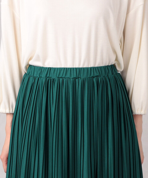 Comme　Ca　Mature（コムサマチュア）の「【セットアイテム】＜ウォッシャブル＞　チュニック×プリーツスカート（スカート・レディース・ホワイト/ブラック/カーキ・FREE）」の17枚目の写真