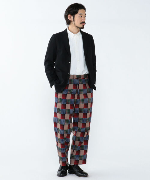 BEAMS PLUS(ビームスプラス)の「BEAMS PLUS / ドビーチェック ドローストリング トラウザーズ(スラックス・メンズ・その他・L/S/M/X-LARGE)」の22枚目の写真