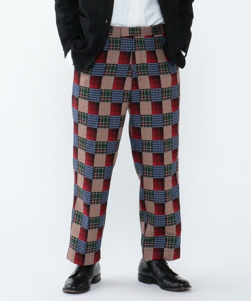 BEAMS PLUS(ビームスプラス)の「BEAMS PLUS / ドビーチェック ドローストリング トラウザーズ(スラックス・メンズ・その他・L/S/M/X-LARGE)」の4枚目の写真