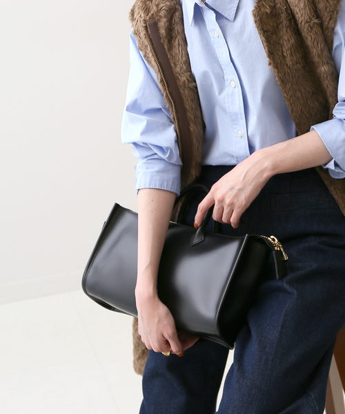 SLOBE IENA（スローブイエナ）の「【PIENI/ピエニ】 KONTTIハンドバッグ（ショルダーバッグ・レディース・ブラック・FREE）」の8枚目の写真