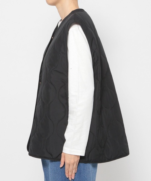LEPSIM(レプシィム)の「キルティングベスト 346907(その他アウター・レディース・ブラック/カーキ・FREE)」の9枚目の写真