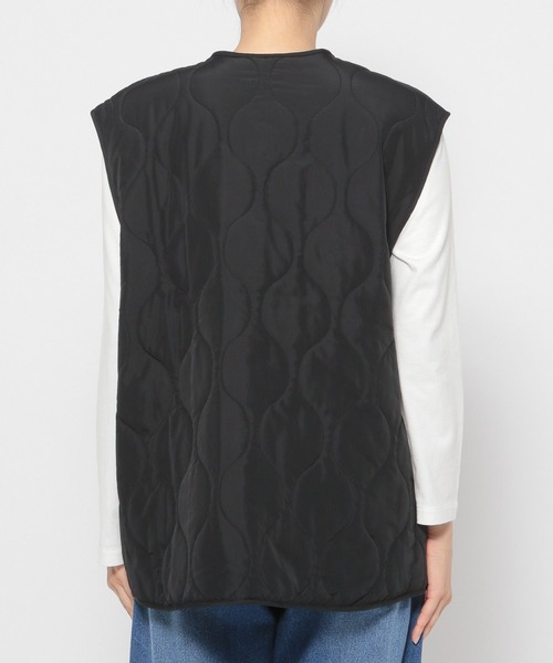 LEPSIM(レプシィム)の「キルティングベスト 346907(その他アウター・レディース・ブラック/カーキ・FREE)」の10枚目の写真