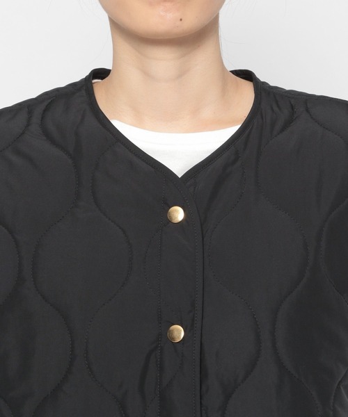 LEPSIM(レプシィム)の「キルティングベスト 346907(その他アウター・レディース・ブラック/カーキ・FREE)」の11枚目の写真