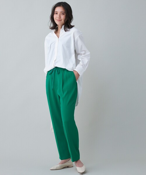 THE SHOP TK (ザ ショップ ティーケー )の「◆【CLUEL 9月号掲載】【ビッグシルエット】レギュラーカラーシャツ(シャツ/ブラウス・レディース・オリーブ/ホワイト系/ネイビー系2/レッド系4・11/12/13)」の18枚目の写真