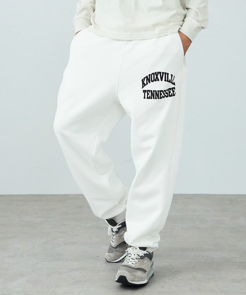 Alpha Industries(アルファインダストリーズ)の「ヴィンテージスウェットパンツ(KNOXVILLE) セットアップ対応(スウェットパンツ・メンズ・ホワイト/ブラック/ブルー/ヘザーグレー・MEDIUM/LARGE/X-LARGE)」の2枚目の写真