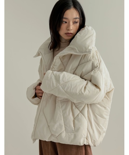 グレディブリリアン　ダウンジャケット　ダイヤキルトダウンミディ　新品　未使用 ダイヤキルトフェイクダウンジャケット - ジャケット/アウター