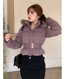 リップサービス　LIP SERVICE LADY LINE中綿コート リップサービス LIP SERVICE LADY LINE中綿コート （ダーク