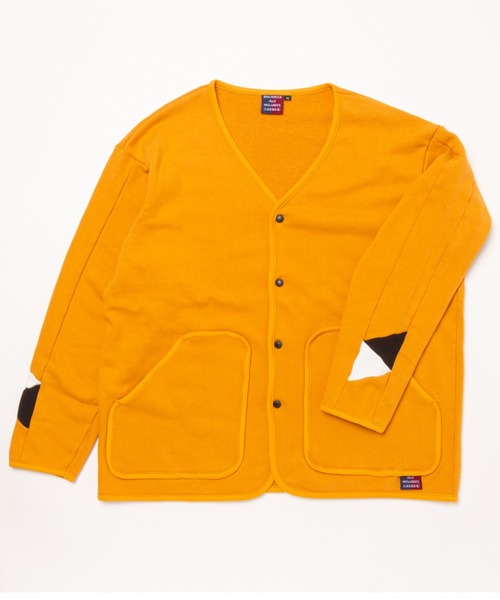AlexanderLeeChang(アレキサンダーリーチャン)の「AlexanderLeeChang/アレキサンダーリーチャン BLC SWET SANKAKU CARDIGAN BC012201(カーディガン/ボレロ・メンズ・ブラック/グレー/マスタード・MEDIUM/LARGE/X-LARGE)」の3枚目の写真