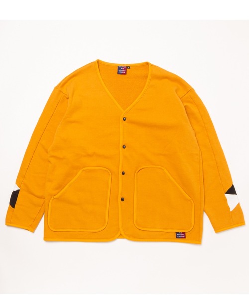 AlexanderLeeChang(アレキサンダーリーチャン)の「AlexanderLeeChang/アレキサンダーリーチャン BLC SWET SANKAKU CARDIGAN BC012201(カーディガン/ボレロ・メンズ・ブラック/グレー/マスタード・MEDIUM/LARGE/X-LARGE)」の12枚目の写真