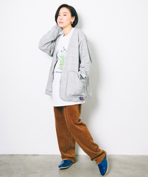 AlexanderLeeChang(アレキサンダーリーチャン)の「AlexanderLeeChang/アレキサンダーリーチャン BLC SWET SANKAKU CARDIGAN BC012201(カーディガン/ボレロ・メンズ・ブラック/グレー/マスタード・MEDIUM/LARGE/X-LARGE)」の18枚目の写真