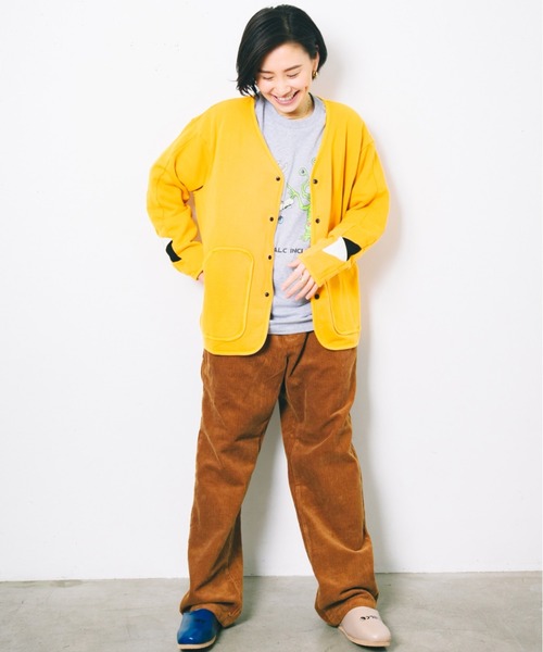 AlexanderLeeChang(アレキサンダーリーチャン)の「AlexanderLeeChang/アレキサンダーリーチャン BLC SWET SANKAKU CARDIGAN BC012201(カーディガン/ボレロ・メンズ・ブラック/グレー/マスタード・MEDIUM/LARGE/X-LARGE)」の17枚目の写真