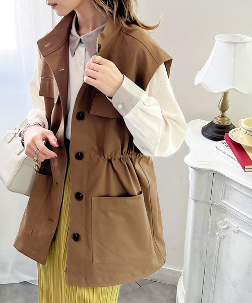 プラスワンでこなれ感。bigポケットミリタリーベスト