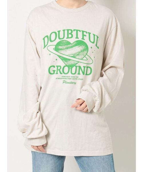 jouetie（ジュエティ）の「ハートサターンロンT（Tシャツ/カットソー・レディース・ブラック/オフホワイト/ブルー・MEDIUM）」の22枚目の写真