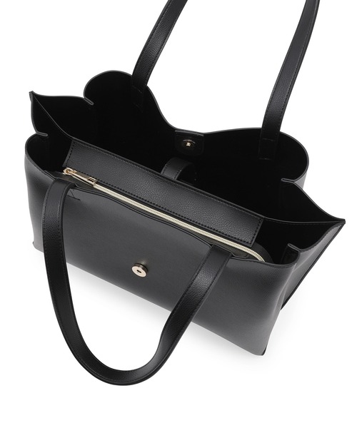 ROPE' PICNIC(ロペピクニック)の「【WEB限定カラー:ピンク】フラットリボンベルト2層A4トートバッグ(トートバッグ・レディース・ブラック/キナリ/ブルー系その他6/ピンク系その他2・FREE)」の5枚目の写真