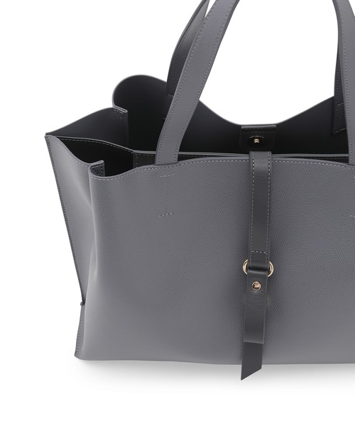 ROPE' PICNIC(ロペピクニック)の「【WEB限定カラー:ピンク】フラットリボンベルト2層A4トートバッグ(トートバッグ・レディース・ブラック/キナリ/ブルー系その他6/ピンク系その他2・FREE)」の10枚目の写真