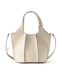 THE SHOP TK  | 【ショルダー付2WAY】パネルミドルトートバッグ(トートバッグ)