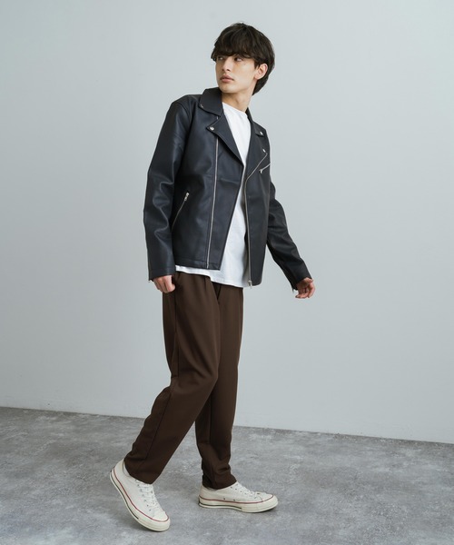 Rocky Monroe（ロッキーモンロー）の「フェイクレザーダブルライダース