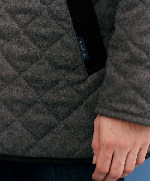 LAVENHAM（ラベンハム）の「Wool Denston Mens / ウール デンストン メンズ（その他アウター・メンズ・ダークネイビー/チャコールグレー・L/XL/M/XS/S/XXL）」の14枚目の写真
