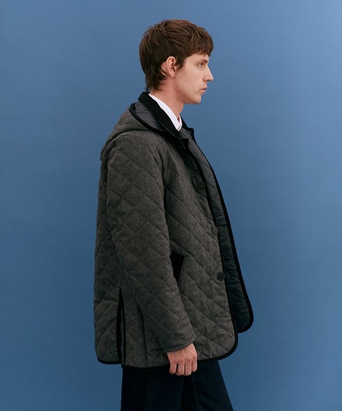 LAVENHAM（ラベンハム）の「Wool Denston Mens / ウール デンストン メンズ（その他アウター・メンズ・ダークネイビー/チャコールグレー・L/XL/M/XS/S/XXL）」の13枚目の写真